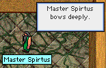 Master Spirtus bows to an accomplished rodder.